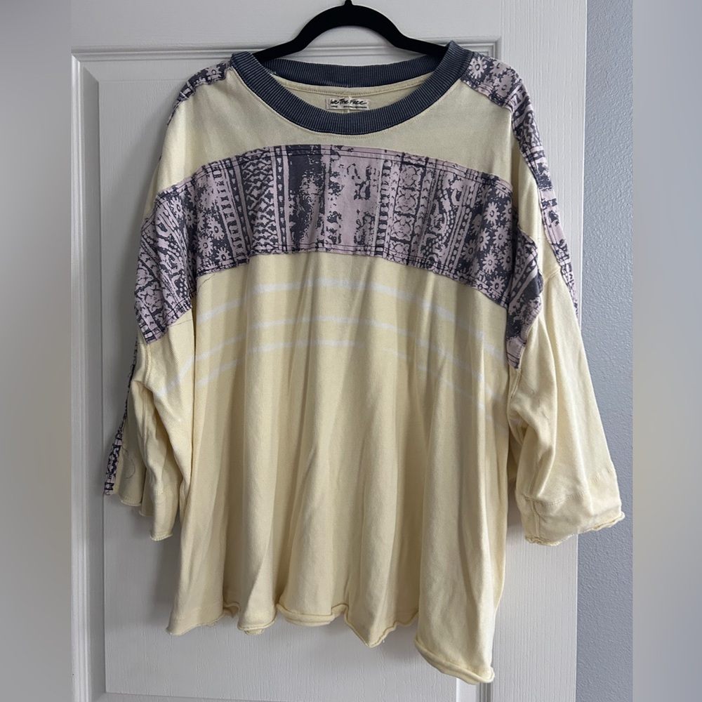 Free People. We the Free LS (3/4) top. L.